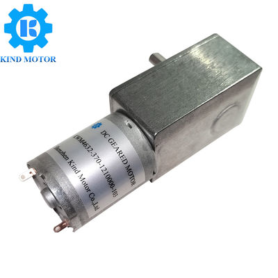 90 motor 10.5A del engranaje de gusano del grado 12v DC con la caja de cambios de la reducción