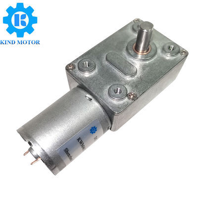90 motor 10.5A del engranaje de gusano del grado 12v DC con la caja de cambios de la reducción