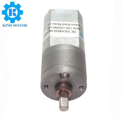 Motor DC, esfuerzo de torsión 6300gCm del cepillo de carbono del motor 12v del engranaje 3.8W alto