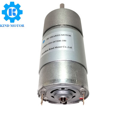 Motor micro de poco ruido RPM baja de DC esfuerzo de torsión de 12 voltios de alto 1.2Nm