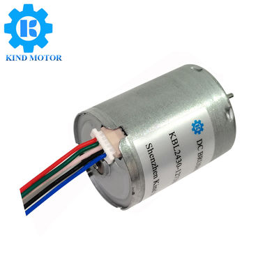 motor sin cepillo 24m m RS370 bl2430 de 2m m de los rodamientos de poco ruido de la C.C. 6volt 12volt 14.4volt 24volt del eje
