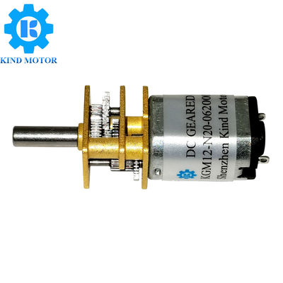 Motor con engranajes todo de metal del micrófono 12m m 3volt 5volt 6volt 2volt 24volt n10 n20 n30 de DC