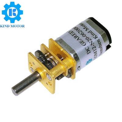 Motor con engranajes todo de metal del micrófono 12m m 3volt 5volt 6volt 2volt 24volt n10 n20 n30 de DC