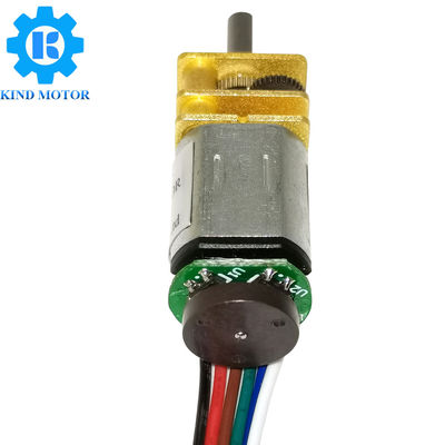 el micrófono de 12m m N10 n20 n30 6v 12v cepilla los motores con engranajes con el codificador