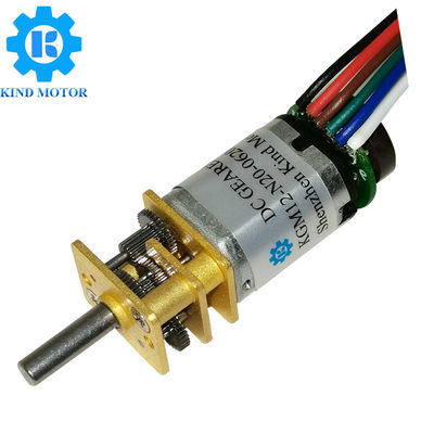 el micrófono de 12m m N10 n20 n30 6v 12v cepilla los motores con engranajes con el codificador
