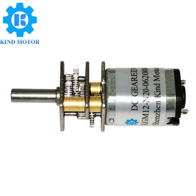 Motor cepillado reducción cuadrada micro 3v-6v del engranaje de Jga12-N20 12m m DC