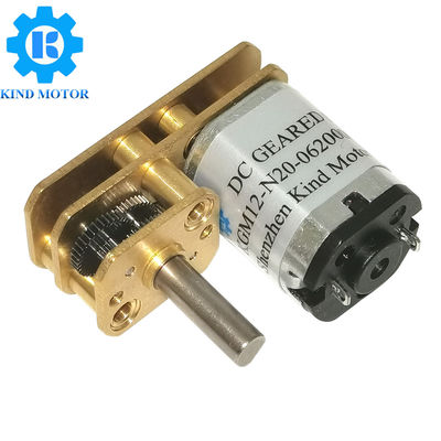 El carbono de ángulo recto de acero inoxidable del esfuerzo de torsión de la parada del motor 3.2KgCm del engranaje de DC cepilló