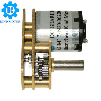Peso de ángulo recto del motor 16.5g del engranaje de DC del eje de U con la caja de cambios de 10×24m m