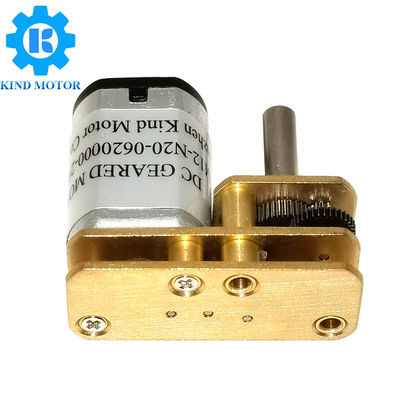 Peso de ángulo recto del motor 16.5g del engranaje de DC del eje de U con la caja de cambios de 10×24m m