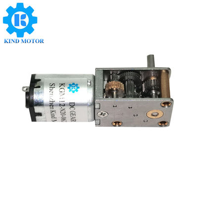 El motor adaptado 12 voltios 2.2kgCm de ángulo recto valoró el esfuerzo de torsión 2.1W de potencia de salida