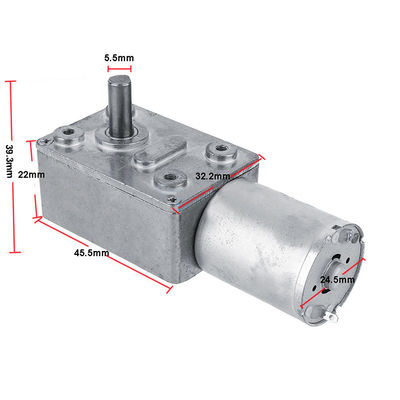 Tamaño a prueba de explosiones del motor 12V 46*32m m del engranaje de gusano de DC de la rotación del CCW