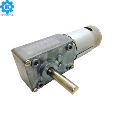 Motor de acero inoxidable del engranaje de gusano de DC, motor 12V de DC del engranaje de gusano 5~6000rpm