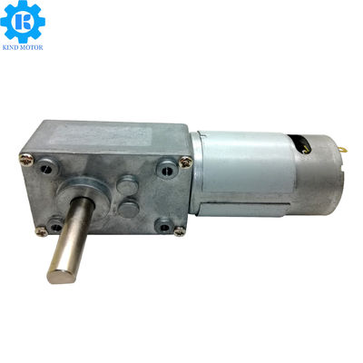 Motor de acero inoxidable del engranaje de gusano de DC, motor 12V de DC del engranaje de gusano 5~6000rpm