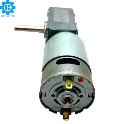 Motor de acero inoxidable del engranaje de gusano de DC, motor 12V de DC del engranaje de gusano 5~6000rpm