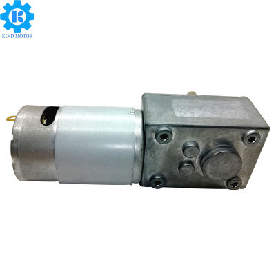 Motor de acero inoxidable del engranaje de gusano de DC, motor 12V de DC del engranaje de gusano 5~6000rpm