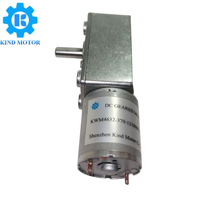 carbono de poco ruido del motor Rs370 del engranaje de gusano de 24V DC cepillado para el aparato electrodoméstico