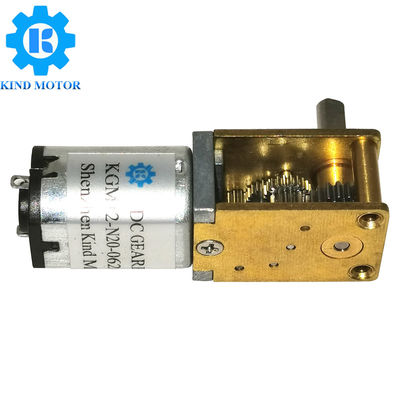 El pequeño esfuerzo de torsión 10-6000rpm N30 del motor 12v del engranaje de gusano alto cepilló