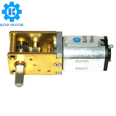 El pequeño esfuerzo de torsión 10-6000rpm N30 del motor 12v del engranaje de gusano alto cepilló