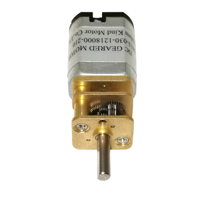 El carbono micro del motor del engranaje de 6volt N20 DC cepilló el imán permanente 60rpm
