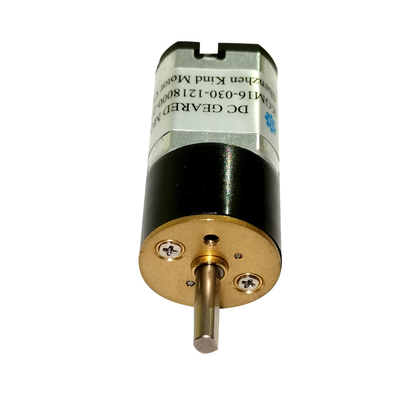 el pequeño alto carbono del motor 12v del engranaje de DC del esfuerzo de torsión de 13m m cepilló