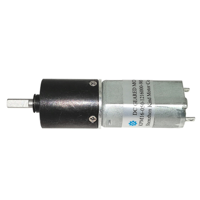 Alto micrófono de poca velocidad adaptado planetario de 3W del motor de 9Kg.cm DC del esfuerzo de torsión