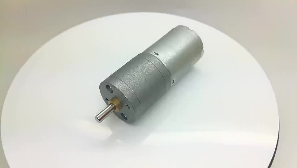 gm25 370 25 mm motor de engranajes de 12 V 24 V de corriente continua de alto par 5 rpm 80 rpm 600 rpm