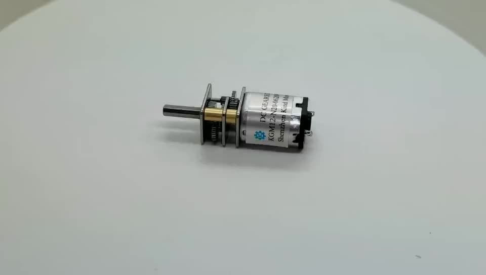 Bajo ruido micro 10*12mm GM12-N10 N20 N30 dc 1.5v-24v engranaje de acero inoxidable de alta resistencia motor de engranajes metálicos