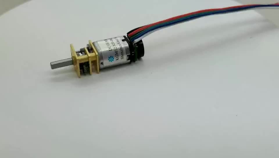 Mini-imán n20 6v 12v 12mm 100rpm micro motor de engranajes de metal con codificador