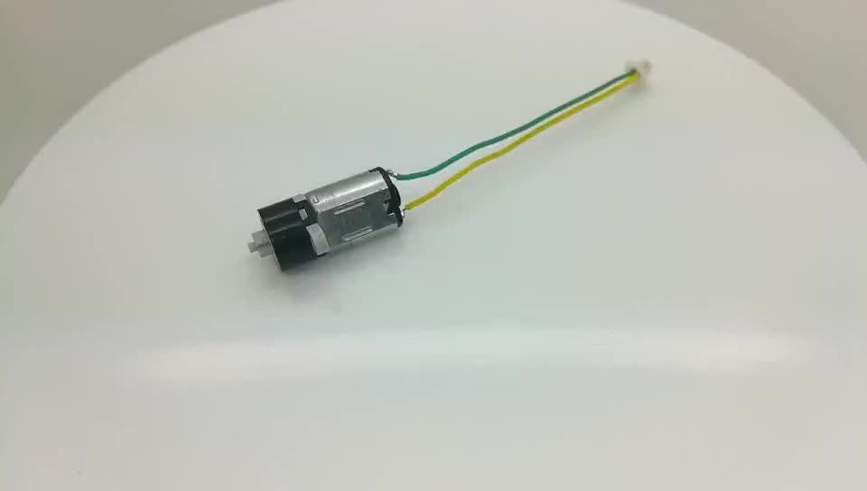 Miniatura personalizada de 10 mm de diámetro M10 dc caja de engranajes de plástico motor de engranajes para lápiz de pestañas / cortador eléctrico de cejas