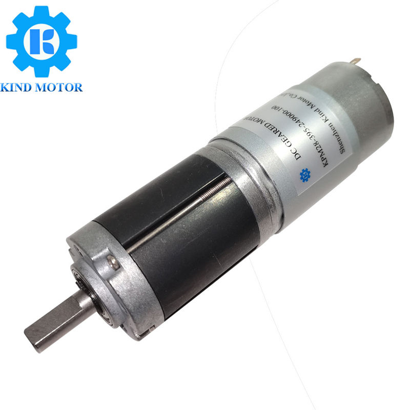 Motor de engranajes planetarios de alta velocidad de 28 mm a medida 10 15 kg cm de alto par dc 12v 18v 24v 45w 150rpm 200rpm 300rpm