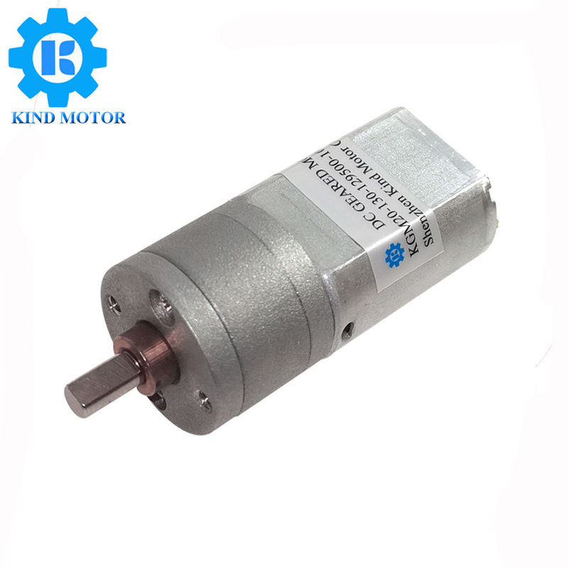 El carbono cepilló esfuerzo de torsión del motor de 12v DC el alto, motor del engranaje de 45g 100 RPM DC