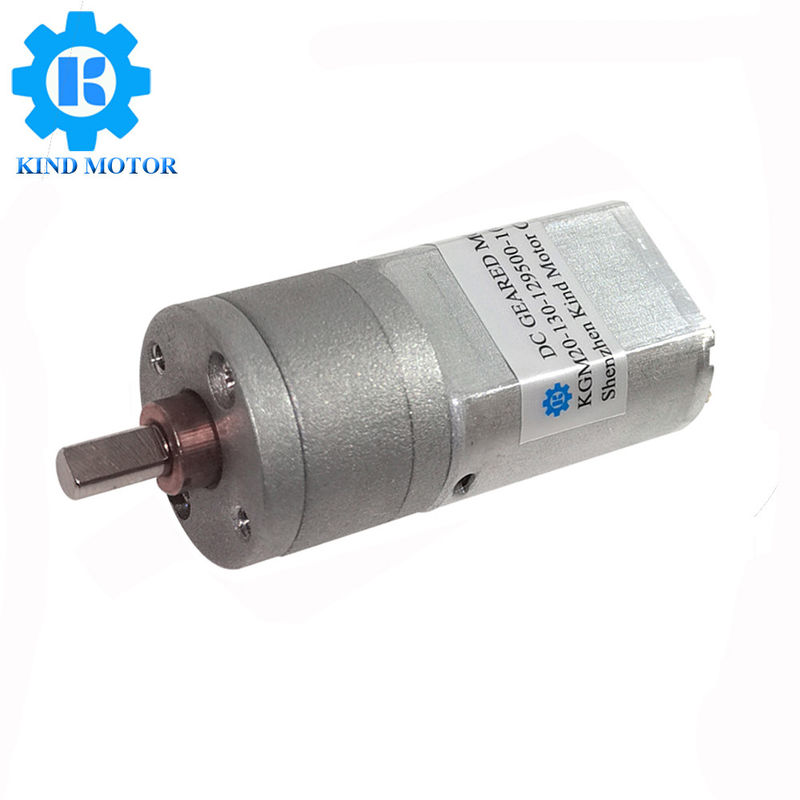 Motor DC, esfuerzo de torsión 6300gCm del cepillo de carbono del motor 12v del engranaje 3.8W alto