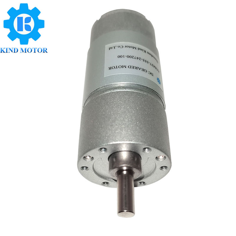 Motor micro de poco ruido RPM baja de DC esfuerzo de torsión de 12 voltios de alto 1.2Nm