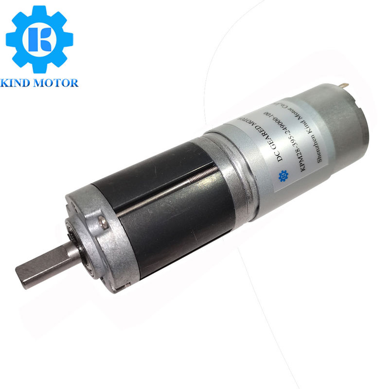 24 voltios cepillaron DC adaptaron el diámetro del motor 28m m con el eje plano de 6m m D