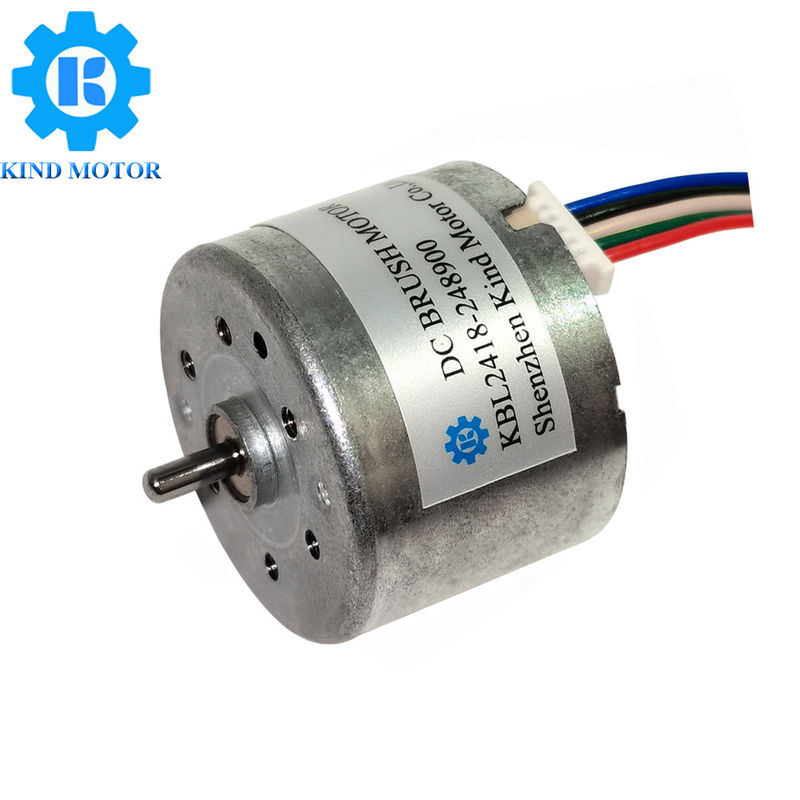 motor sin cepillo 24m m de 2m m bl2418 de los rodamientos de poco ruido de la C.C. del eje 6v 12v 14.4v 18v 24v con el codificador
