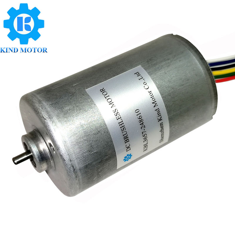 motor sin cepillo 12volt 14.4volt 24volt de Bldc 555 3657 DC del eje de 3.175m m para la fan