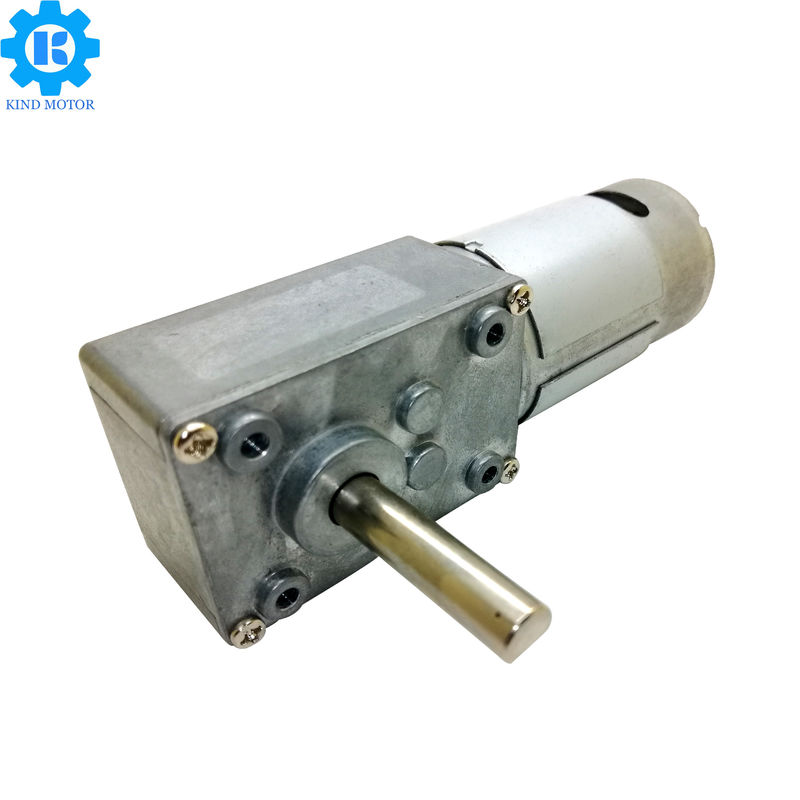 Motor de acero inoxidable del engranaje de gusano de DC, motor 12V de DC del engranaje de gusano 5~6000rpm